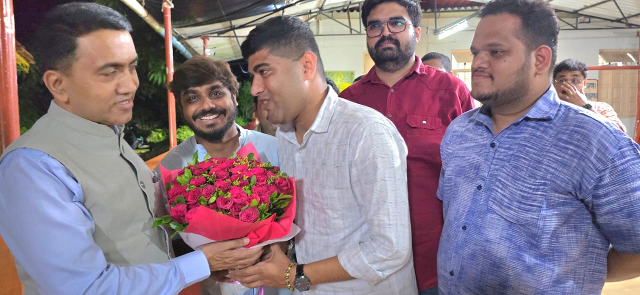 Welcoming Goa CM Dr.Pramod Sawant during his Visit to Ratnagiri