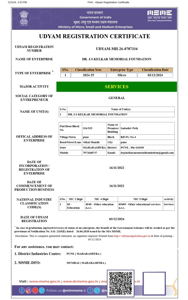 DR_MJFOUNDATION_Udyam Registration Certificate