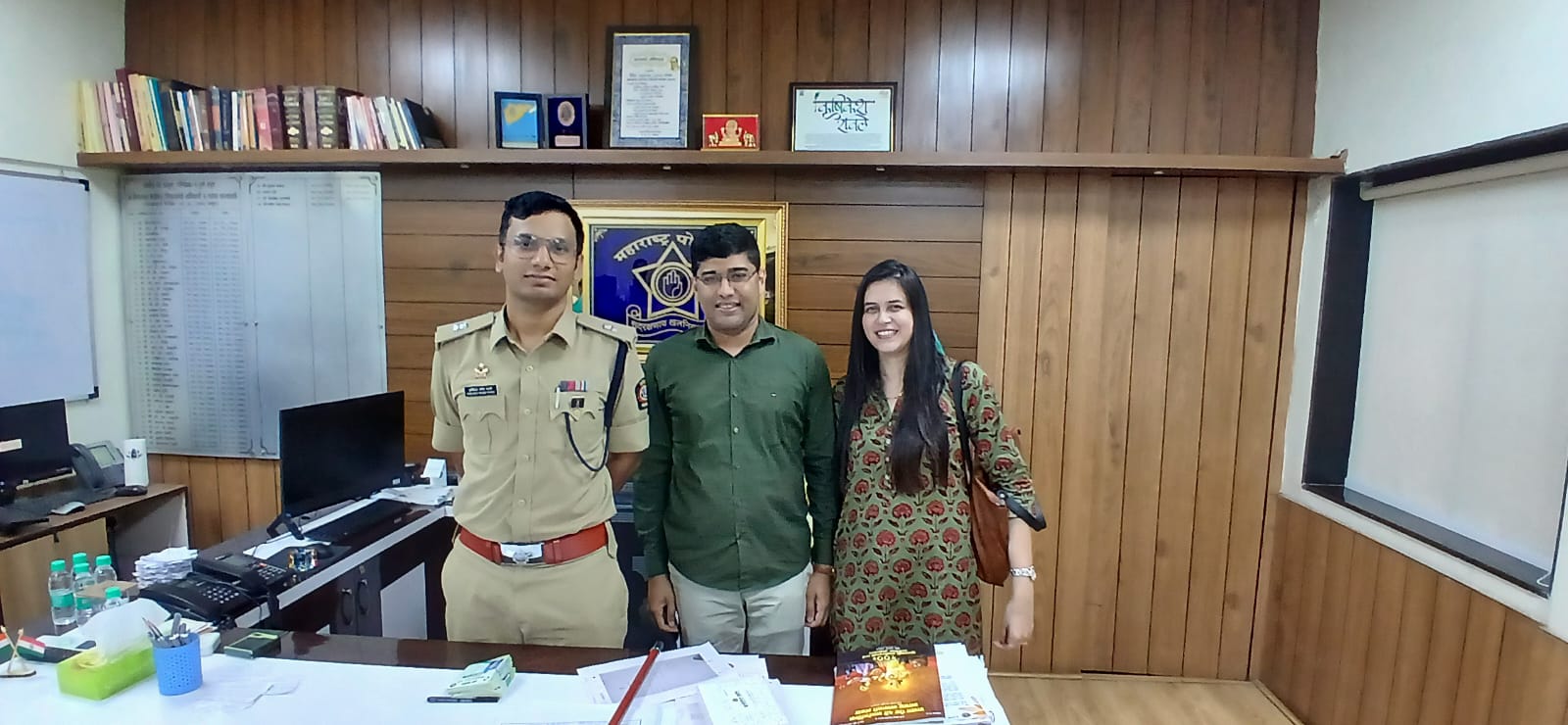 Cooperation & felicitation of Police Authorities as part of 'Social Responsibility' during festivals.